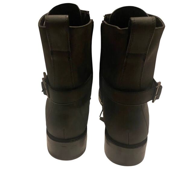 Aerosoles Boots Women's Dark Grey Amie Combat Side Zip Sz 12M - Picture 5 of 12